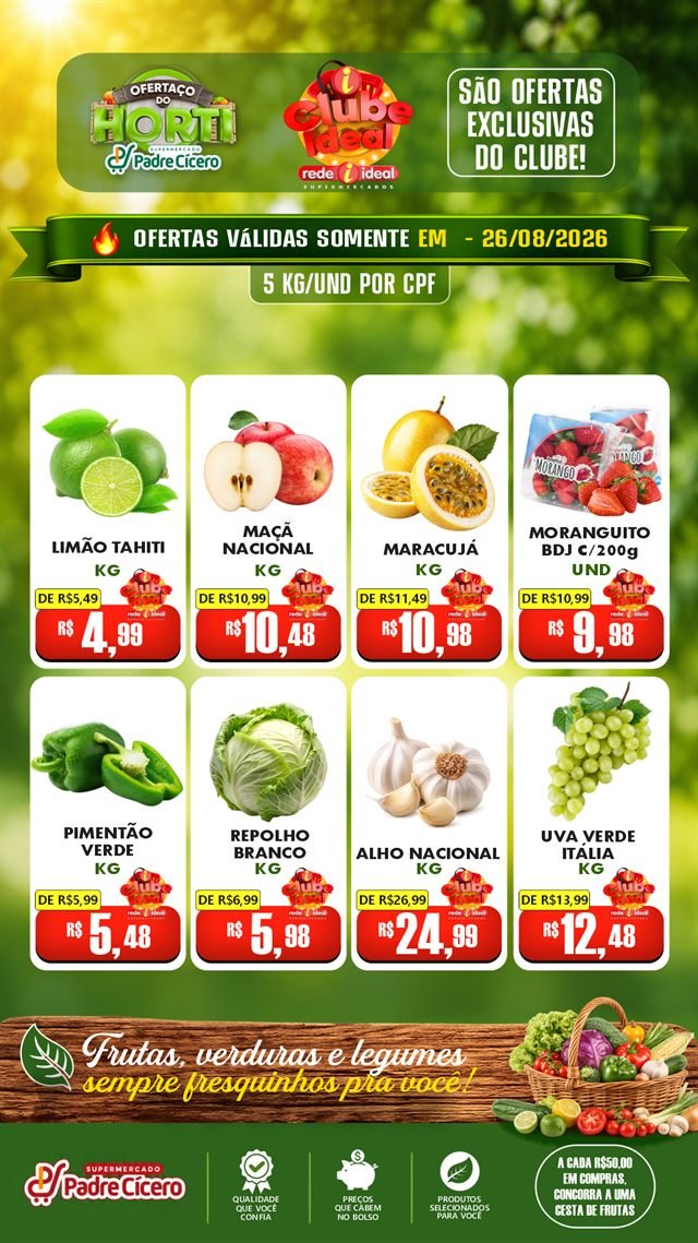 Encarte de ofertas exclusivas do Clube Ideal, parte 2
